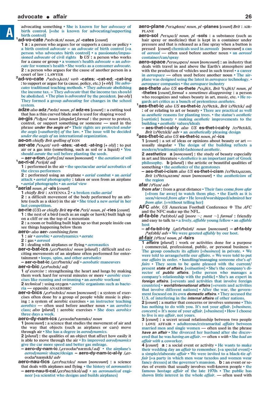 ESL STAAR Dictionaries Merriam Webster